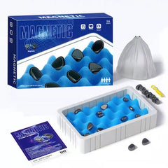 Magnetic Chess Game Fun Table Strategy Game for Kids and Adults, Sponge Model, Rope Model, Sponge Model Rock Chess, Rope Model Rock Chess