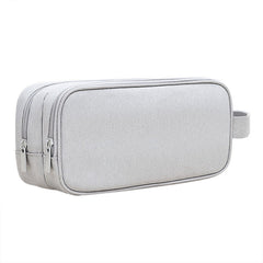 SM09 Double-layer Large Capacity Digital Accessories Storage Bag, Gray, Black, Navy Blue, Dark Gray