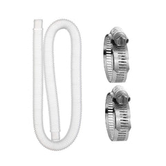 For Intex Swimming Pool Filter Pump Replacement, 1 Hose 2 Clamps, 2 Hoses 4 Clamps, 1 Hose 2 Clamps Blue, 2 Hoses 4 Clamps Blue