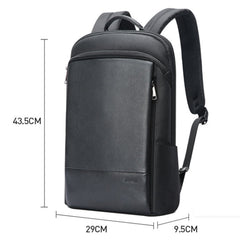 Bopai First-Layer Cowhide Business Commuter Waterproof And Lightweight Laptop Backpack, 61-122721