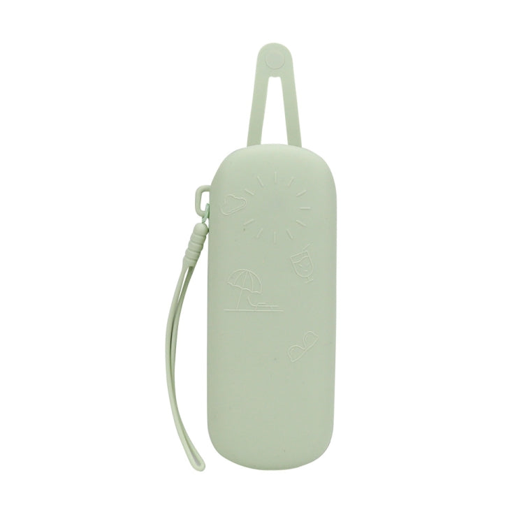Magnetic Portable With Lanyard Sunglasses Protective Case Silicone Eyeglasses Storage Bag