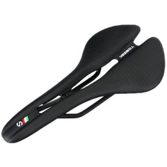 TOSEEK Mountain Bike Saddle Road Bicycle Seat Accessories, Black, Red, Black Red, Black Yellow