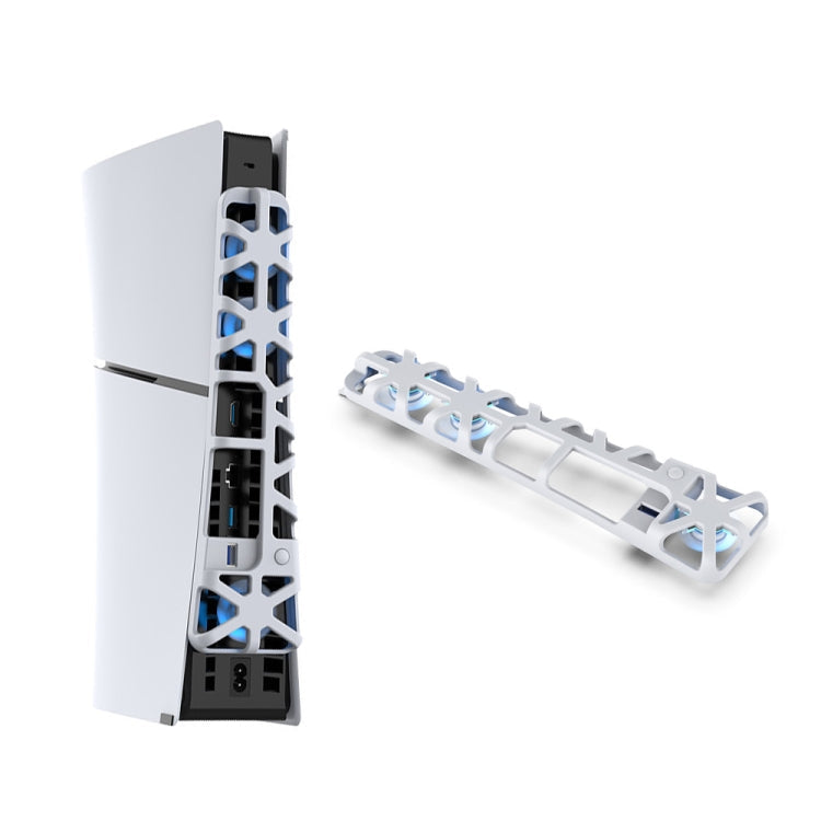 For PS5 Slim DOBE TP5-3538 Host Rear Blu-ray Fan Thermal Cooling Fan, DOBE TP5-3538 (White), DOBE TP5-3538 (Black)
