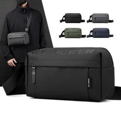 WEPOWER Men Casual Single Shoulder Crossbody Bag Functional Style Chest Bag