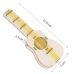 Rubber Band Guitar Sound Awareness Material Kit Kids DIY Toys Research Equipment, Rubber Band Guitar