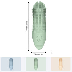 Pet Finger Toothbrush Cats Dogs Silicone Toothbrush Pet Oral Cleaning Care Tool