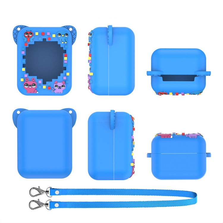 For Bitzee Electronic Pet Machine Silicone Protective Case, Blue, Light Purple, Pink, Mint Green