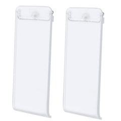 For Nintendo Switch Console 2pcs Replacement Kickstand Back Shell Holder, Transparent White, Black, White, Red, Blue