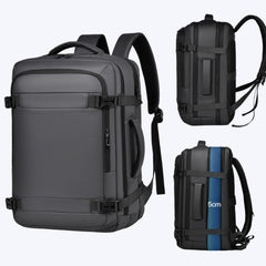 WEIXIER B726 Simple Expandable Double-Shoulder Backpack Large Capacity Business Casual Bag