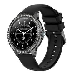 Bluetooth Calling AI Voice Assistant Life Waterproof Sports Smartwatch, Black Silicone Strap, Gold Pink Silicone Strap, Silver Gray Silicone Strap, Gold Rough Steel Strap+Pink Silicone Strap, Silver Rough Steel Strap+Gray Silicone Strap                ...