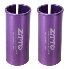 2pcs ZTTO Bicycle Seat Post Conversion Sleeve Reducer Cover, 28.6-31.8mm 014, 30.9-36mm 015, 31.6-33.9mm 016, 22.2-25.4mm 017, 33.9-34.9mm 018, 25.4-28.6mm 002