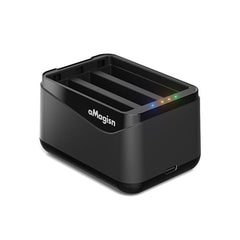 For Insta360 X5 Camera AMagisn Battery Charger Fast Charging Station For 3 Batteries Simultaneously