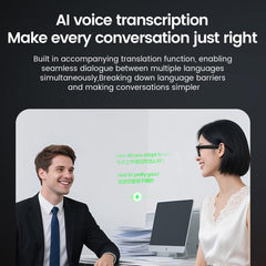 Smart Glasses Support 8MP Video Recording Electrochromic Lenses & AI Translation, E02C