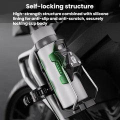 Adaptive Anti-Slip Water Bottle Holder For Motorcycles & Bicycles 360-Degree Rotating Anti-Theft Cup Holder, Kewig SHJ-6