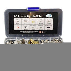 228pcs Computer Case Screw Set PC Mounting Screws Kit For Hard Drive, Motherboard, 228pcs /Set