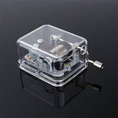 Music Box DIY Craft Vintage Musical Gold Hand Music Boxes
