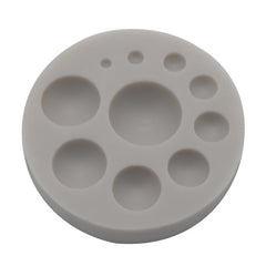 Round Silicone Fondant Cake Mold DIY Baking Decoration Chocolate Tool, Round Silicone(Grey), Round Silicone(Pink)