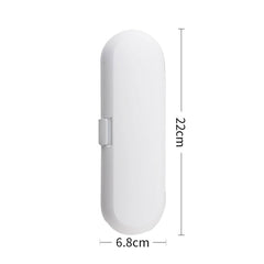3 PCS Universal Sonic Electric Toothbrush Travel Portable Storage Box, White