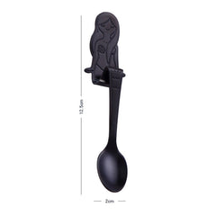 Creative Coffee Spoon Mermaid Shape Handle Spoons Flatware Drinking Tools, Black, Gold, Symphony, Rose Gold, True Color