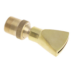 Water View Rockery Fountain All Copper Stainless Steel Adjustable Universal Fan-shaped Flat Nozzle, 6 Point, 1寸, 1.5寸, 2寸
