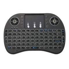 Support Language: Arabic i8 Air Mouse Wireless Backlight Keyboard with Touchpad for Android TV Box & Smart TV & PC Tablet & Xbox360 & PS3 & HTPC/IPTV, Arabic