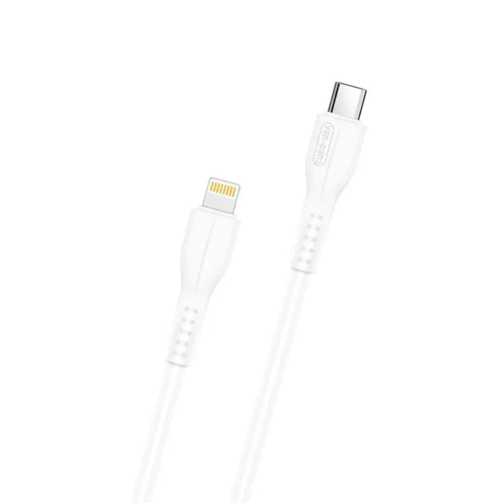 Phone Base USB-C to Lightning fast data charging cable for Apple devices, 2 meters long with durable design.