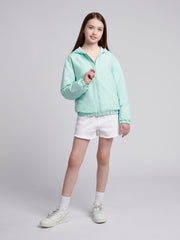 Girls Windbreaker in Blue Light