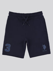 Boys Player 3 Sweat Shorts in Navy Blue