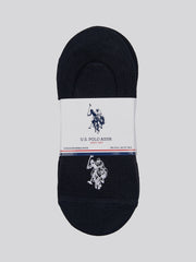 5 Pack Invisible Trainer Socks in Black
