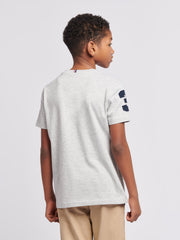 Boys Player 3 T-Shirt Mid Grey Marl
