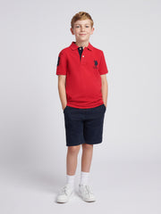 Boys Player 3 Polo Shirt Haute Red