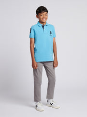 Boys Player 3 Polo Shirt Heritage Blue