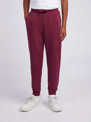 Boys Double Horsemen Loopback Jogger Grape Wine