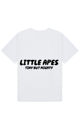Little Apes Tiny But Mighty Tee - White