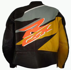 Vanson Suzuki GSXR Motorcycle Racing Leather Jacket