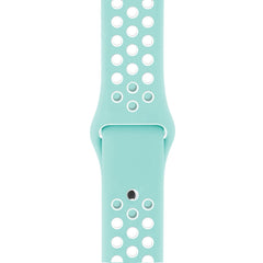 For Apple Watch Series 10 42mm / 9&8&7 41mm / SE 3&SE 2&6&SE&5&4 40mm / 3&2&1 38mm Fashionable Classical Silicone Sport Watch Band(Grey White), WA1230A, WA1230B, WA1230BG, WA1230BH, WA1230BL, WA1230BM, WA1230BR, WA1230BY, WA1230C, WA1230D, WA1230DW    ...