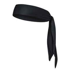 Unisex Sweat Wicking Stretchy Exercise Yoga Gym Bandana Headband Sweatband Head Tie Scarf Wrap, Size: 1.2*0.06m, Headband Sweatband (Black)