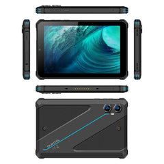 OUKITEL RT3 Plus 4G Network IP68/IP69K Rugged Tablet, 4GB+128GB, 8.0 inch Android 15 MediaTek G81 Octa-Core Support Dual SIM, EU Plug, RT3 Plus 4GB+128GB