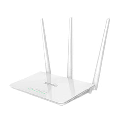 Tenda F3 Wireless 2.4GHz 300Mbps WiFi Router with 3*5dBi External Antennas, F3