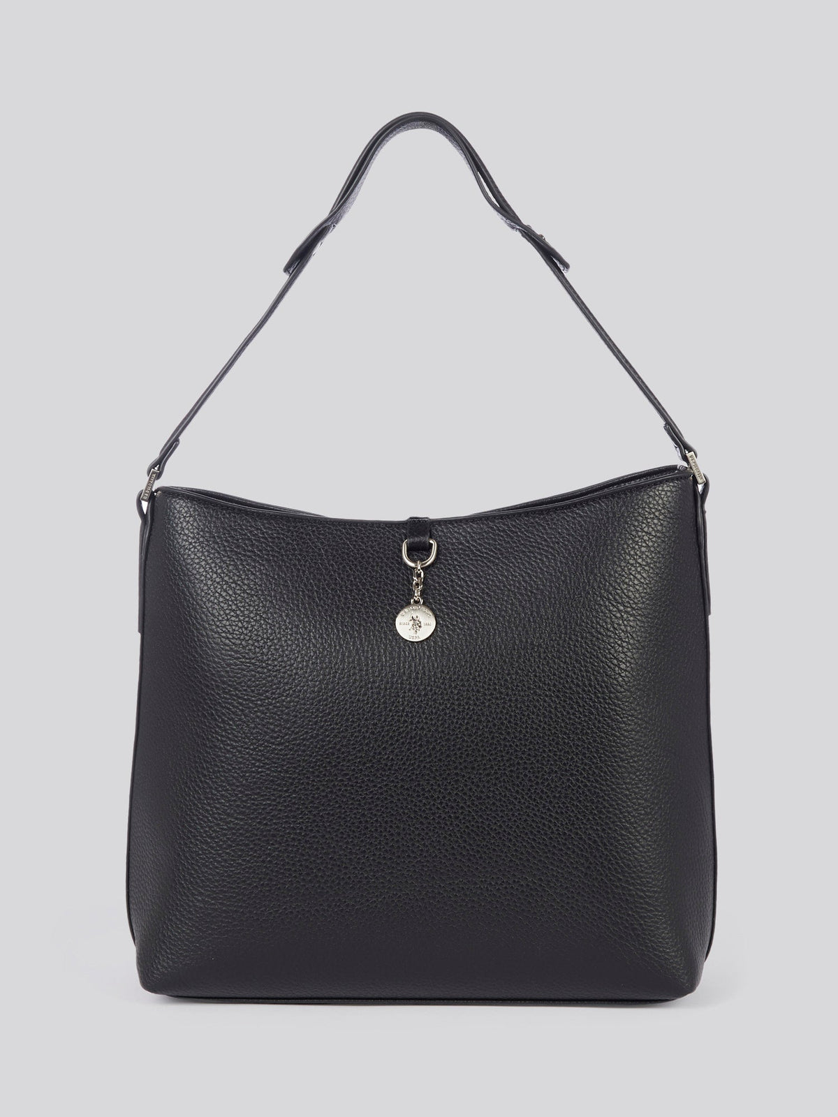 U.S. Polo Assn. Womens Breezy Hobo Bag in Black