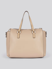 U.S. Polo Assn. Womens Romantic Double Handle Bag in Beige