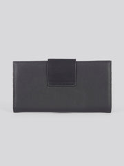 U.S. Polo Assn. Womens Romantic Large Card Holder Wallet in Black