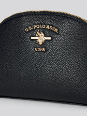 U.S. Polo Assn. Womens Stanford Baguette Bag in Black