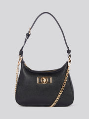 U.S. Polo Assn. Womens Jones Chic Hobo Bag in Black