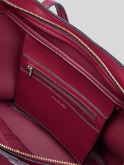Womens Winterberry Shopping Bag in Burgundy
