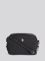 U.S. Polo Assn. Womens Houston Crossbody Bag Black