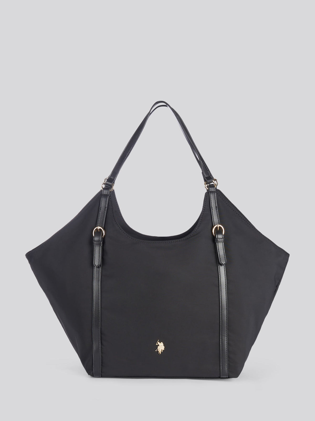 U.S. Polo Assn. Womens Houston Large Double Handle Bag Black