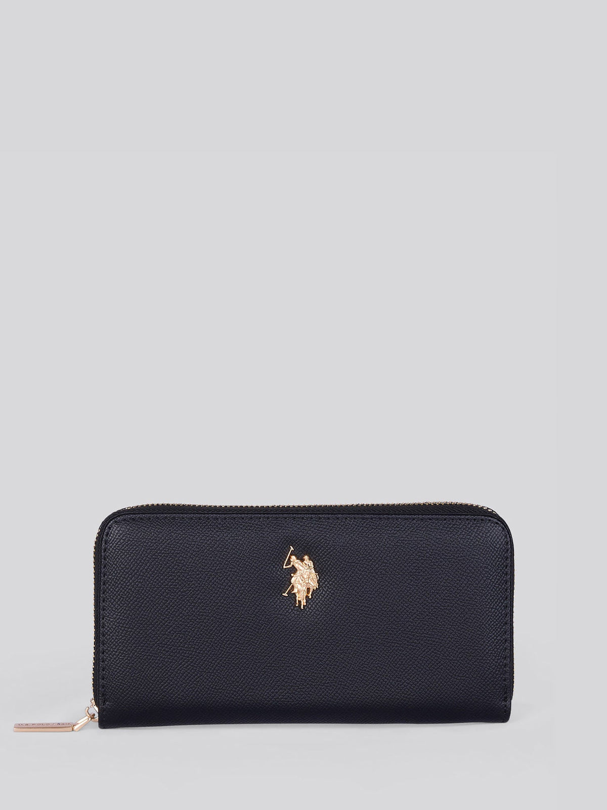 Womens Jones Large Zip Around Wallet in Black