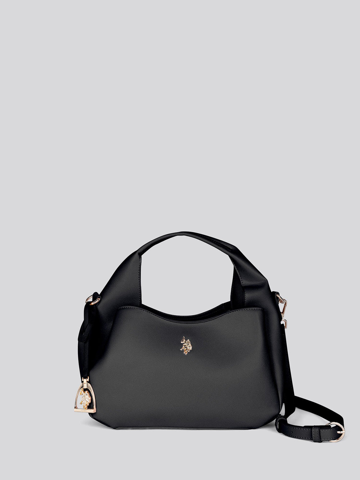 Womens Jones Small Double Handle Bag in Black