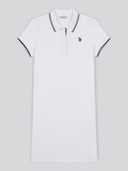 Womens Polo Dress Bright White